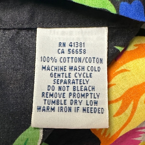 NWT Ralph Lauren Men's Hawaiian Tropical Special Edition Long Sleeve Shirt XL - Picture 8 of 8